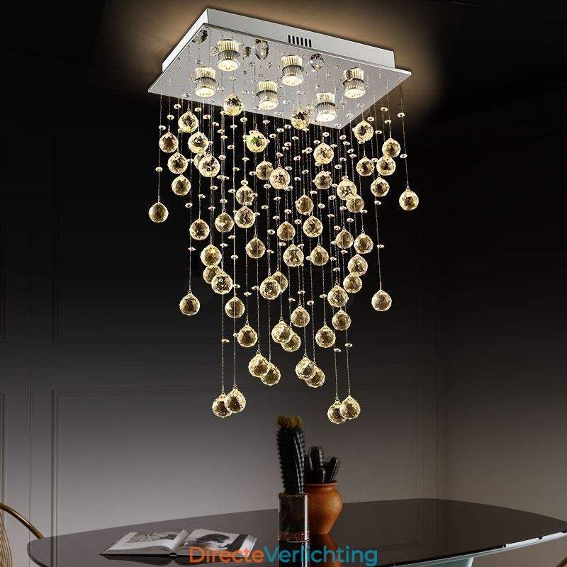 Moderne kristallen kroonluchter plafondlamp
