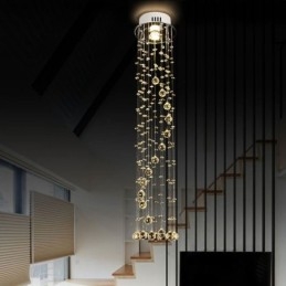 Luxe grote kroonluchter moderne kristal plafondlamp armaturen