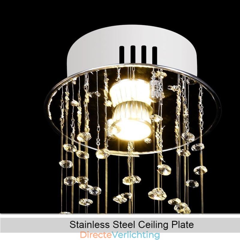 Luxe grote kroonluchter moderne kristal plafondlamp armaturen