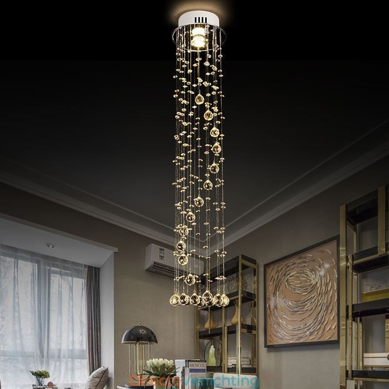 Luxe grote kroonluchter moderne kristal plafondlamp armaturen