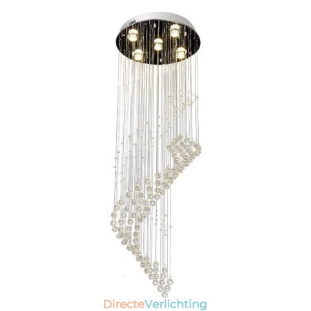 Elegante kristallen kroonluchter regendruppel plafondlampen hal Elegante kristallen kroonluchter regendruppel plafondlampen hal