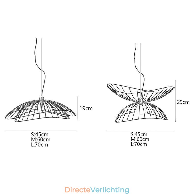 Moderne Hoed Kroonluchter Minimalistische Decor Hanglamp 1 Licht