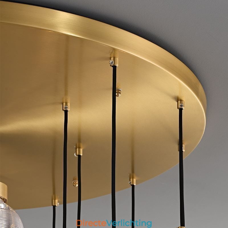 Amerikaanse Cluster Hanglamp Licht Luxe Glazen Bol Plafondlamp
