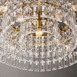 Amerikaanse plafondlamp luxe kristallen hanglamp 60cm
