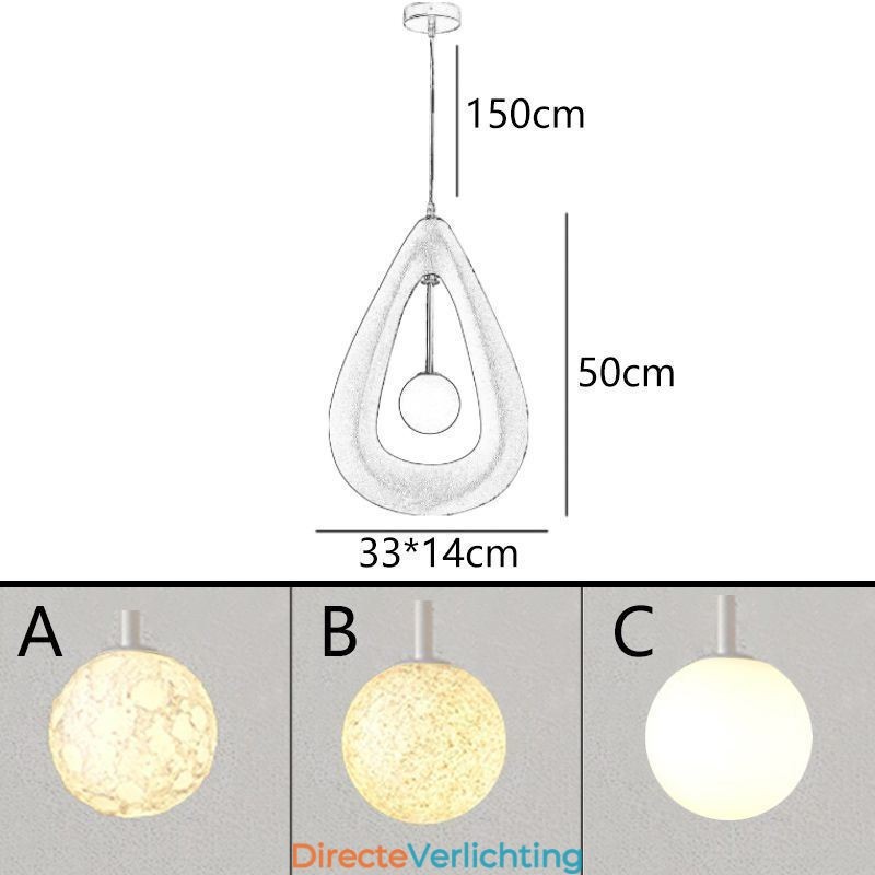 Hars plafondlamp hanglamp