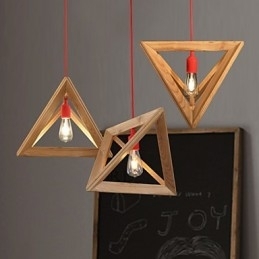 Nordic Wood Chandelier Cafe Kleding Creatieve Retro Decoratieve Eiken Kroonluchter