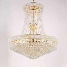 Kristallen hanglamp moderne duplex decoratieve plafondlamp
