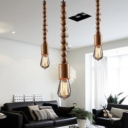 Kroonluchter Mini Stijl Traditioneel Klassiek Hout Bamboe