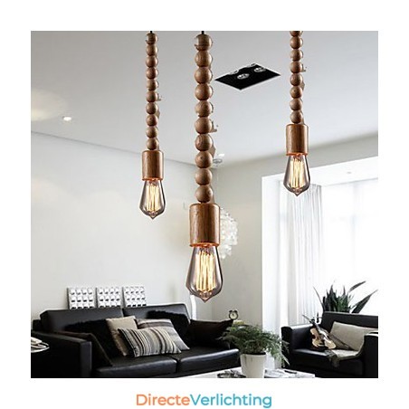 Kroonluchter Mini Stijl Traditioneel Klassiek Hout Bamboe Kroonluchter Mini Stijl Traditioneel Klassiek Hout Bamboe