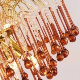 Kristallen hanglamp Elegante duplex decoratieve plafondlamp