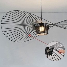 Hanglamp Moderne Eenvoudige Enkele Ijzeren Kunst Hoed Vorm Plafondlamp