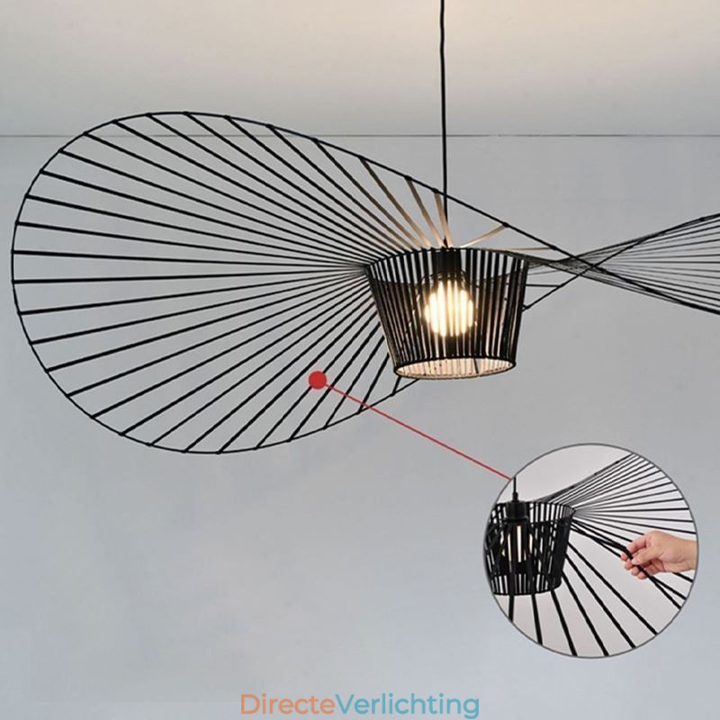 Hanglamp Moderne Eenvoudige Enkele Ijzeren Kunst Hoed Vorm Plafondlamp