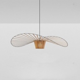 Hanglamp Moderne Eenvoudige Enkele Ijzeren Kunst Hoed Vorm Plafondlamp