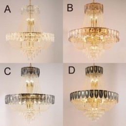Kristallen hanglamp Luxe decoratieve plafondlamp