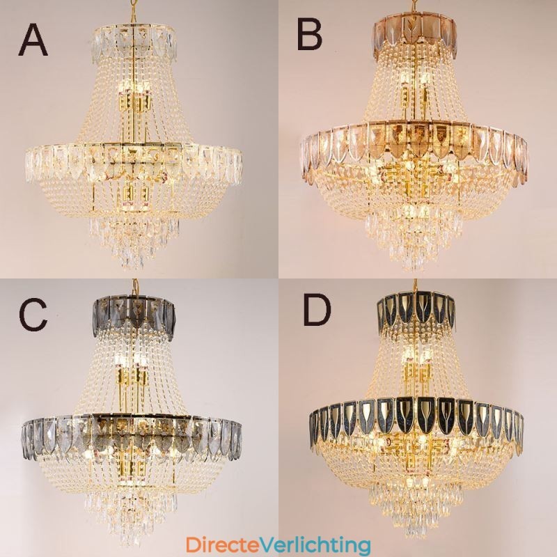 Kristallen hanglamp Luxe decoratieve plafondlamp