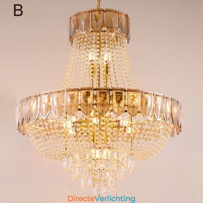 Kristallen hanglamp Luxe decoratieve plafondlamp