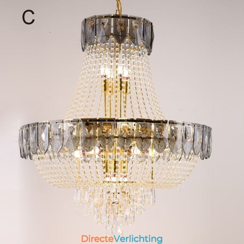 Kristallen hanglamp Luxe decoratieve plafondlamp