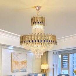 Kristallen hanglamp luxe decoratieve plafondlamp 60cm