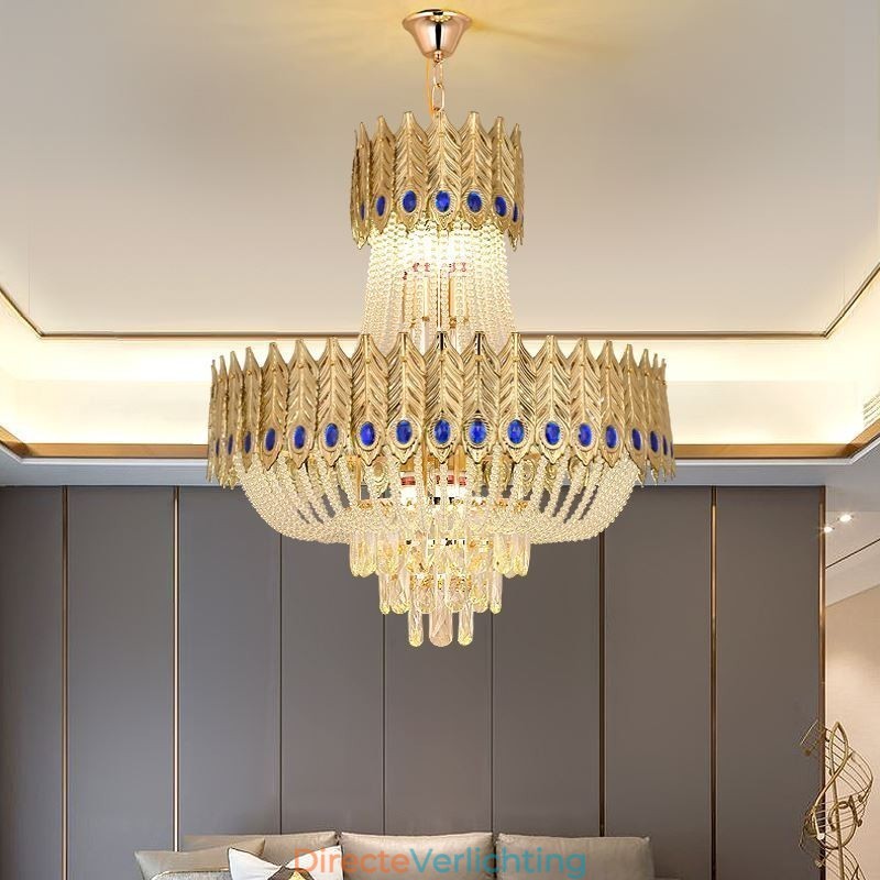Kristallen hanglamp luxe decoratieve plafondlamp 60cm
