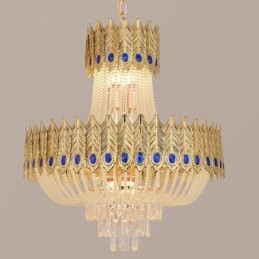 Kristallen hanglamp luxe decoratieve plafondlamp 60cm