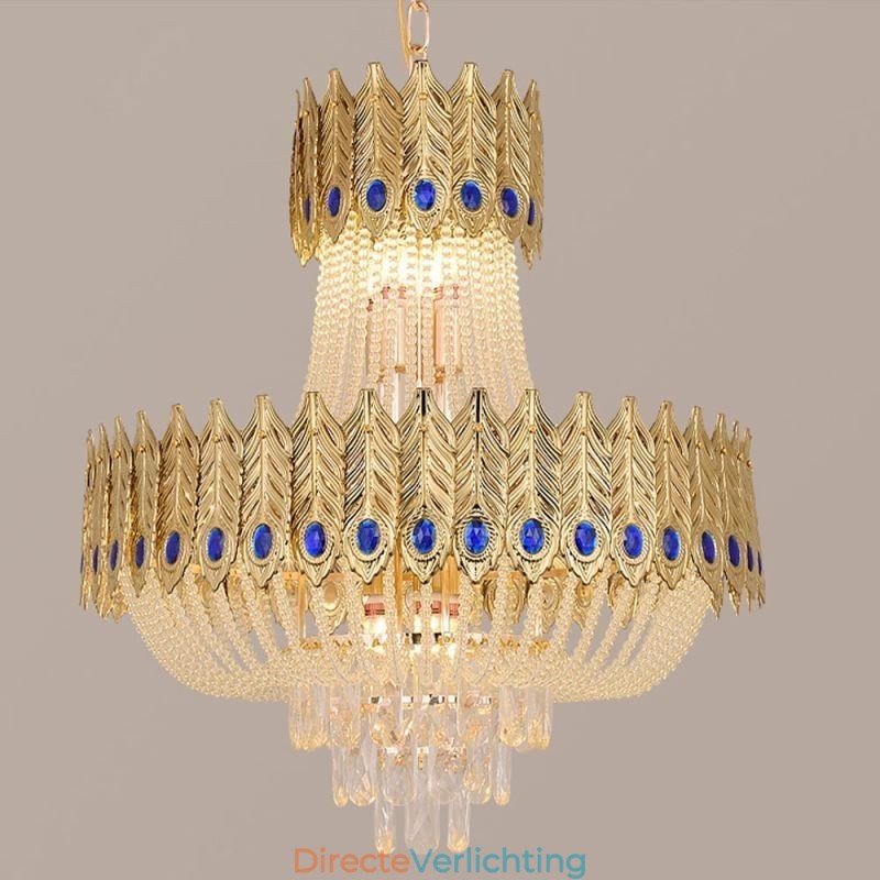 Kristallen hanglamp luxe decoratieve plafondlamp 60cm