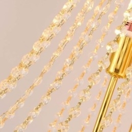 Kristallen hanglamp, verfijnde luxe decoratieve hanglamp, 80 cm