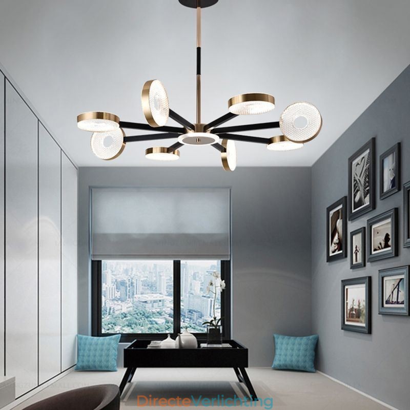 Hanglamp Minimalistische Negen Hoofden Cirkel Plafondlamp