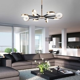 Hanglamp Minimalistische Negen Hoofden Cirkel Plafondlamp