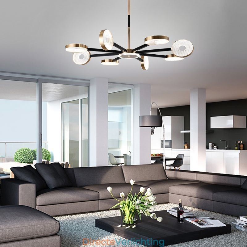 Hanglamp Minimalistische Negen Hoofden Cirkel Plafondlamp