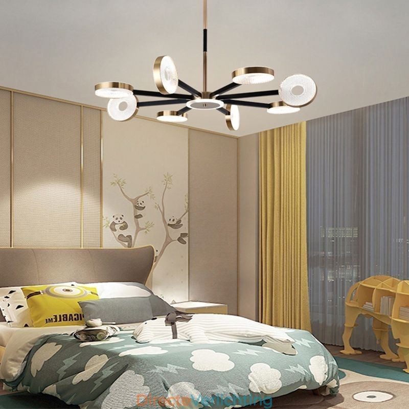 Hanglamp Minimalistische Negen Hoofden Cirkel Plafondlamp