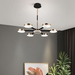 Hanglamp Minimalistische zevenkoppige cirkelvormige plafondlamp