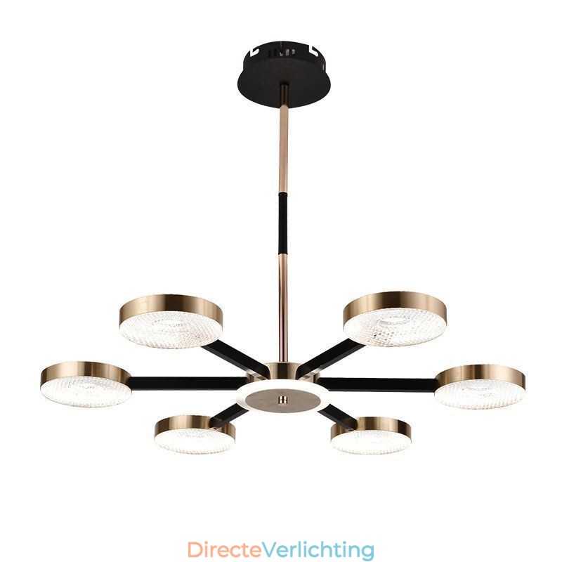Hanglamp Minimalistische zevenkoppige cirkelvormige plafondlamp