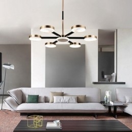 Hanglamp Minimalistische zevenkoppige cirkelvormige plafondlamp