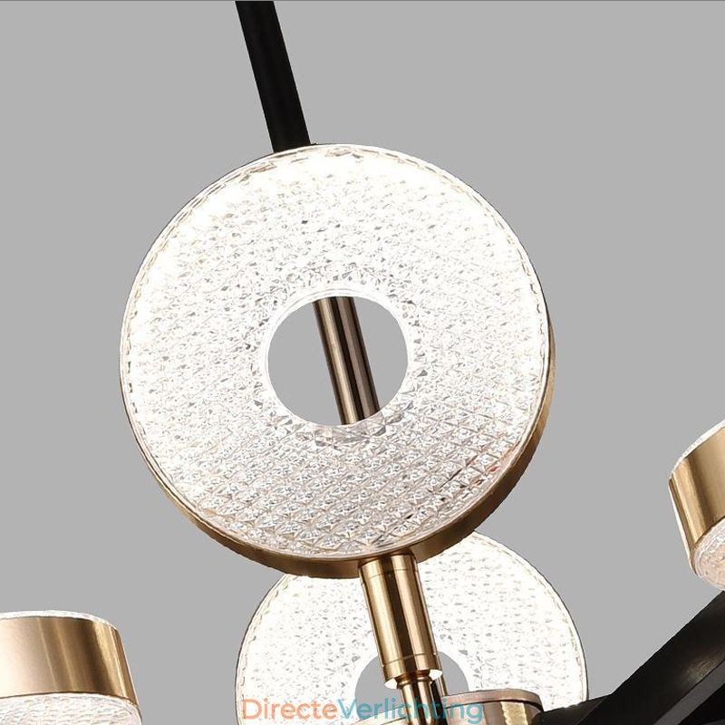 Hanglamp Minimalistische zevenkoppige cirkelvormige plafondlamp