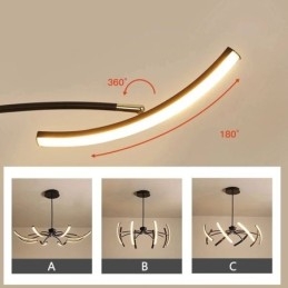 Hanglamp Minimalistisch transformeerbaar plafondlicht