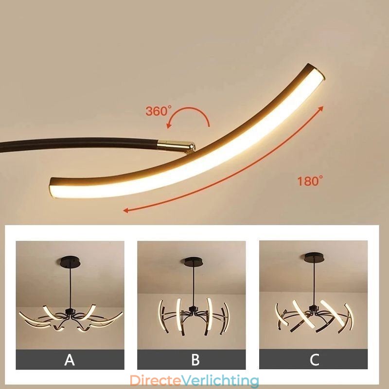Hanglamp Minimalistisch transformeerbaar plafondlicht