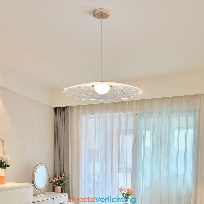 Hanglamp Acryl Bloem Pan Plafondlamp
