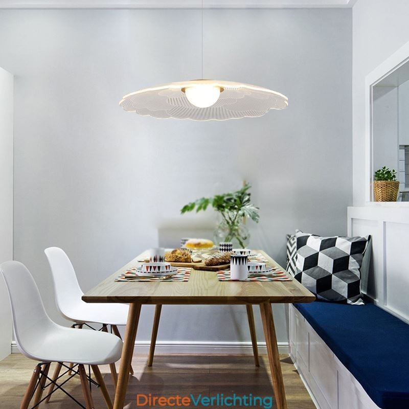 Hanglamp Acryl Bloem Pan Plafondlamp