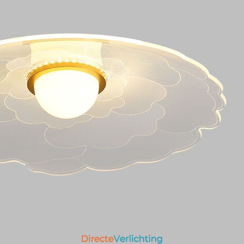 Hanglamp Acryl Bloem Pan Plafondlamp