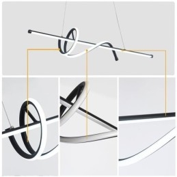 Hanglamp Minimalistische korte wikkelplafondlamp