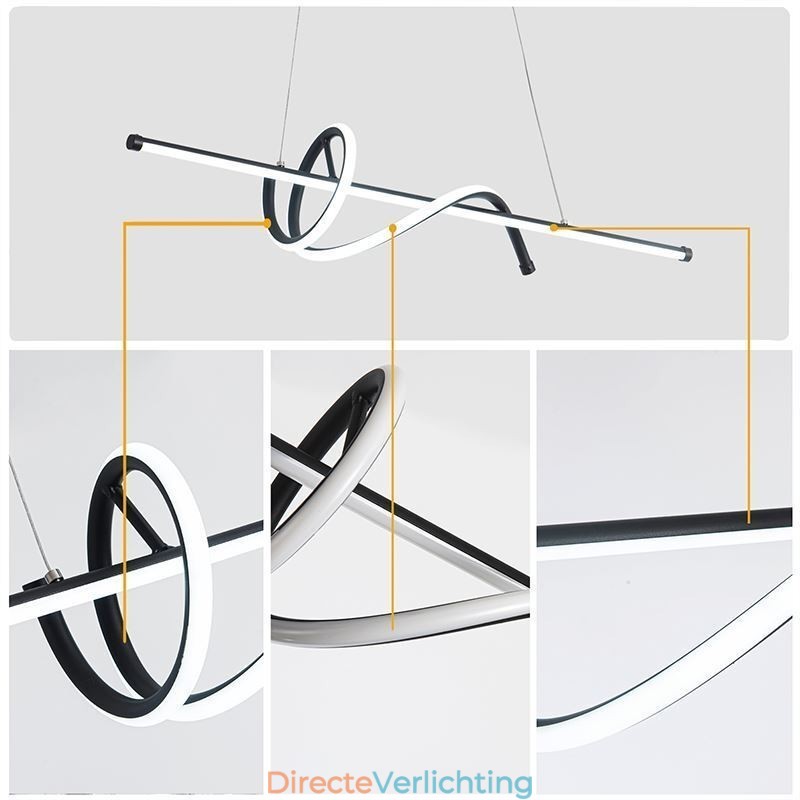 Hanglamp Minimalistische korte wikkelplafondlamp