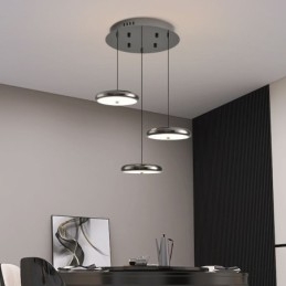 Hanglamp Drie Hoofden Ronde Hanglamp