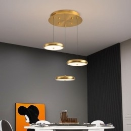 Hanglamp Drie Hoofden Ronde Hanglamp