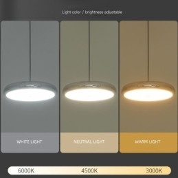 Plafondlamp met drie koppen en hanglamp