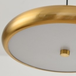 Plafondlamp met drie koppen en hanglamp