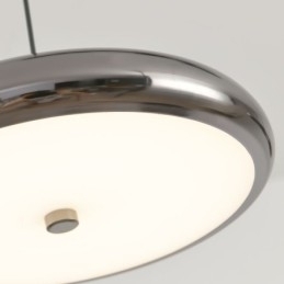 Plafondlamp met drie koppen en hanglamp