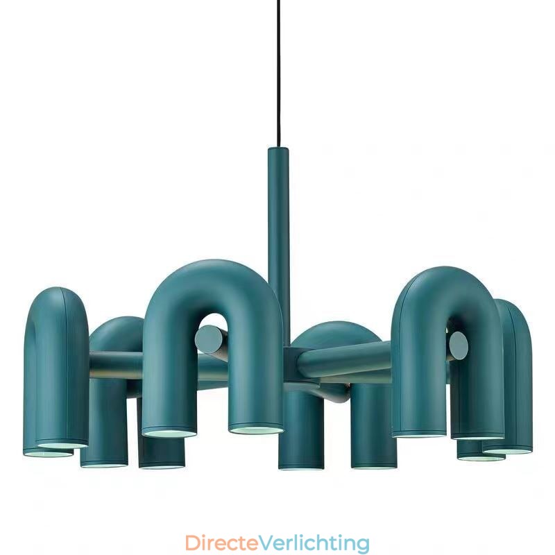 Hanglamp Rond Smeedijzer U-vormig Plafondlamp 90 Draaibare Kap