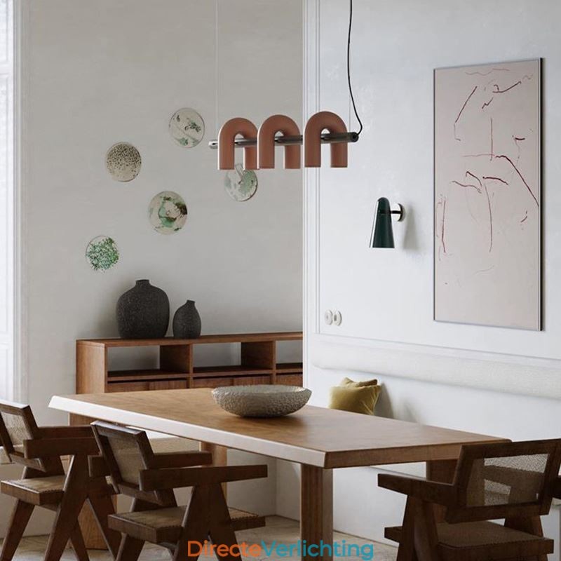 Plafondlamp Smeedijzer U-vormige hanglamp 90 Draaibare kap