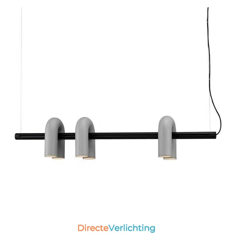 Plafondlamp Smeedijzer U-vormige hanglamp 90 Draaibare kap