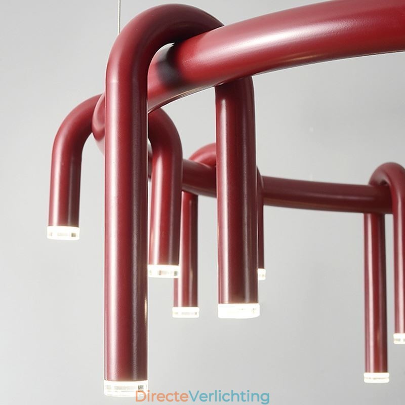 Plafondlamp Modern Scandinavisch Duplex Gebouw Circulair U-vormig Hanglamp